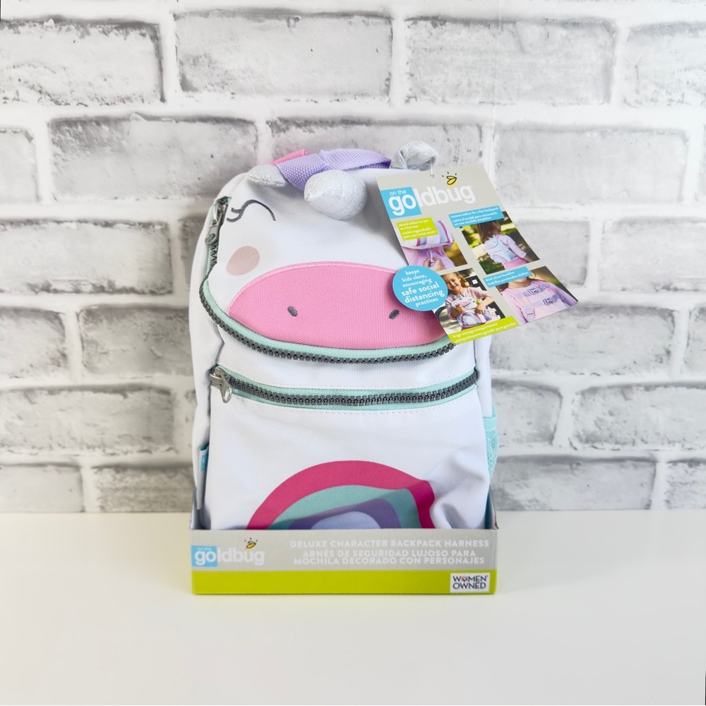 On The Goldbug Deluxe Character Junior Knapsack/Harness ~ UNICORN